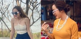 Tiktoker в очках делает случай